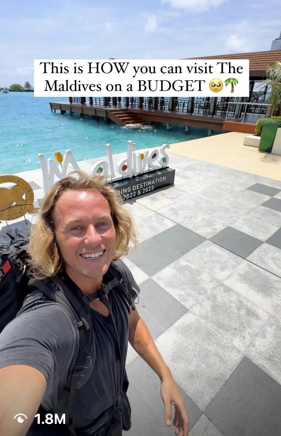 Maldives tourism reel thumbnail